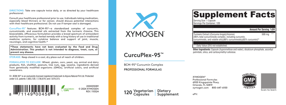 CurcuPlex-95 Curcumin/Turmeric