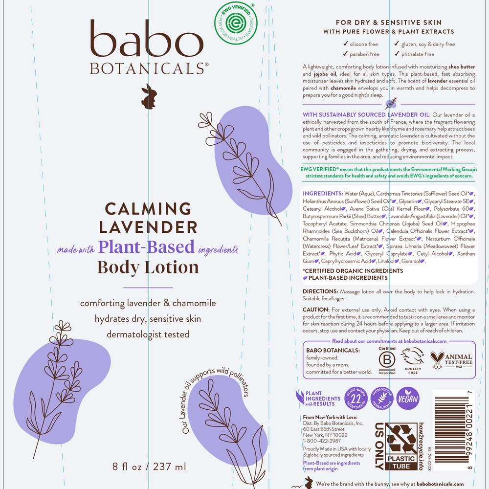 Calming Lavender Body Lotion