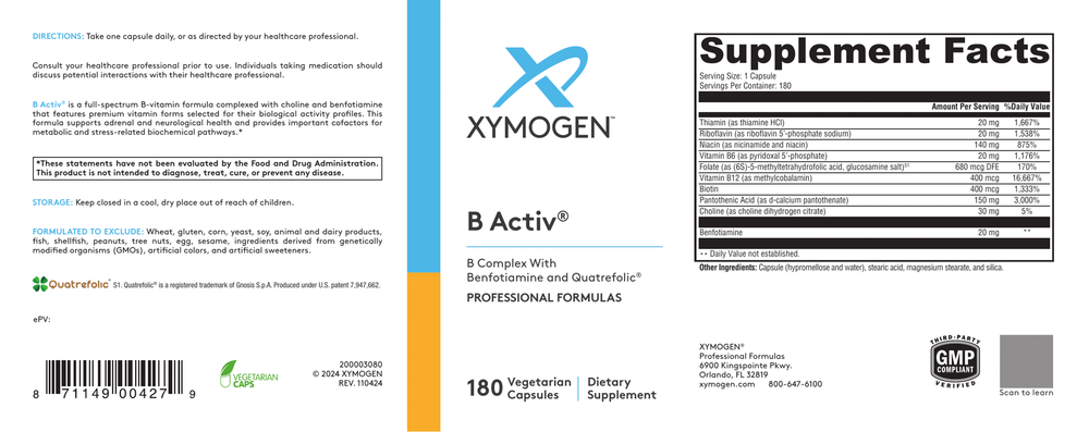 B Activ B Vitamin Complex