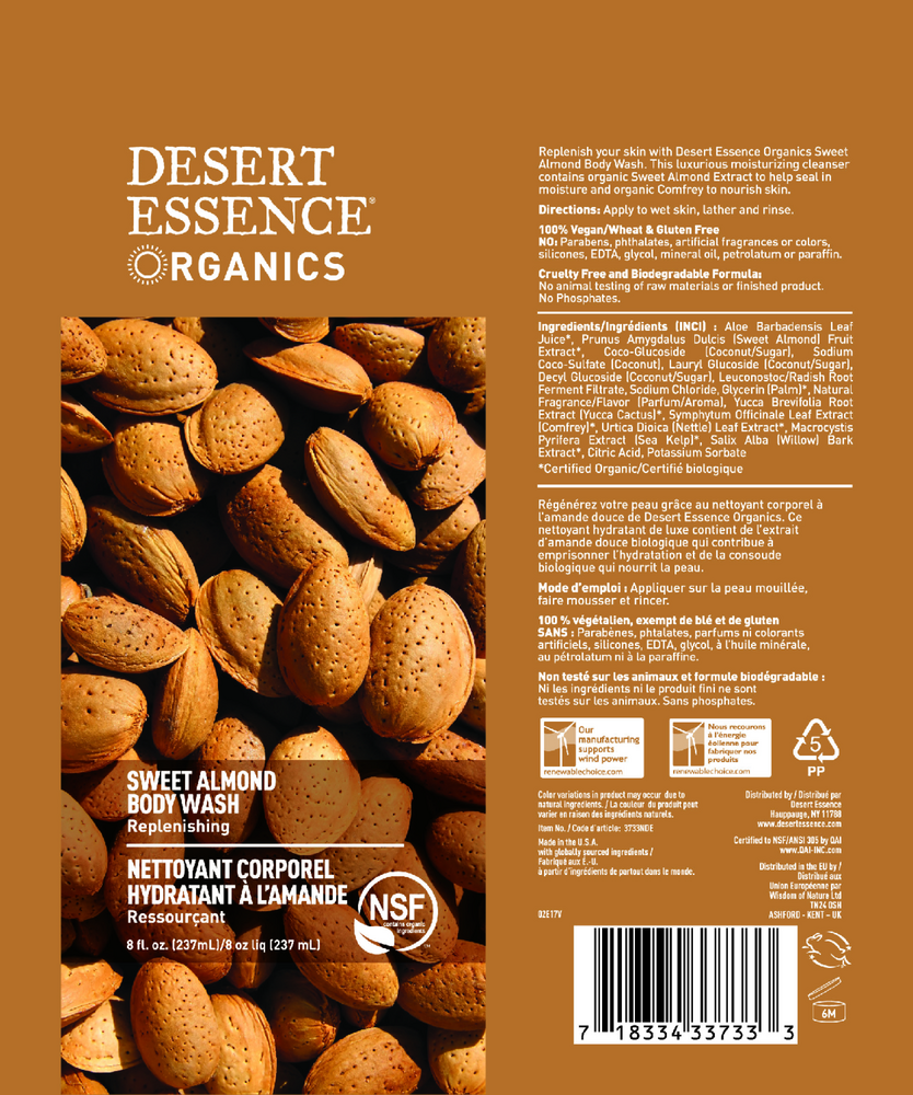 Sweet Almond Body Wash