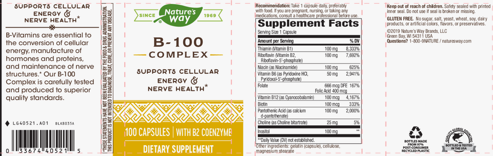 Vitamin B-100 Complex