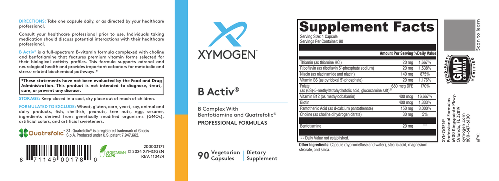 B Activ B Vitamin Complex