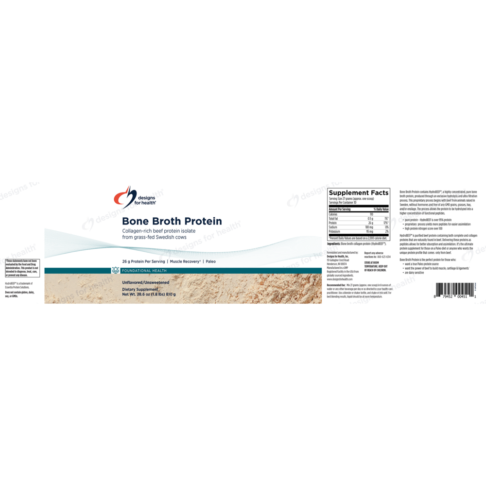 Bone Broth Protein Unflavored