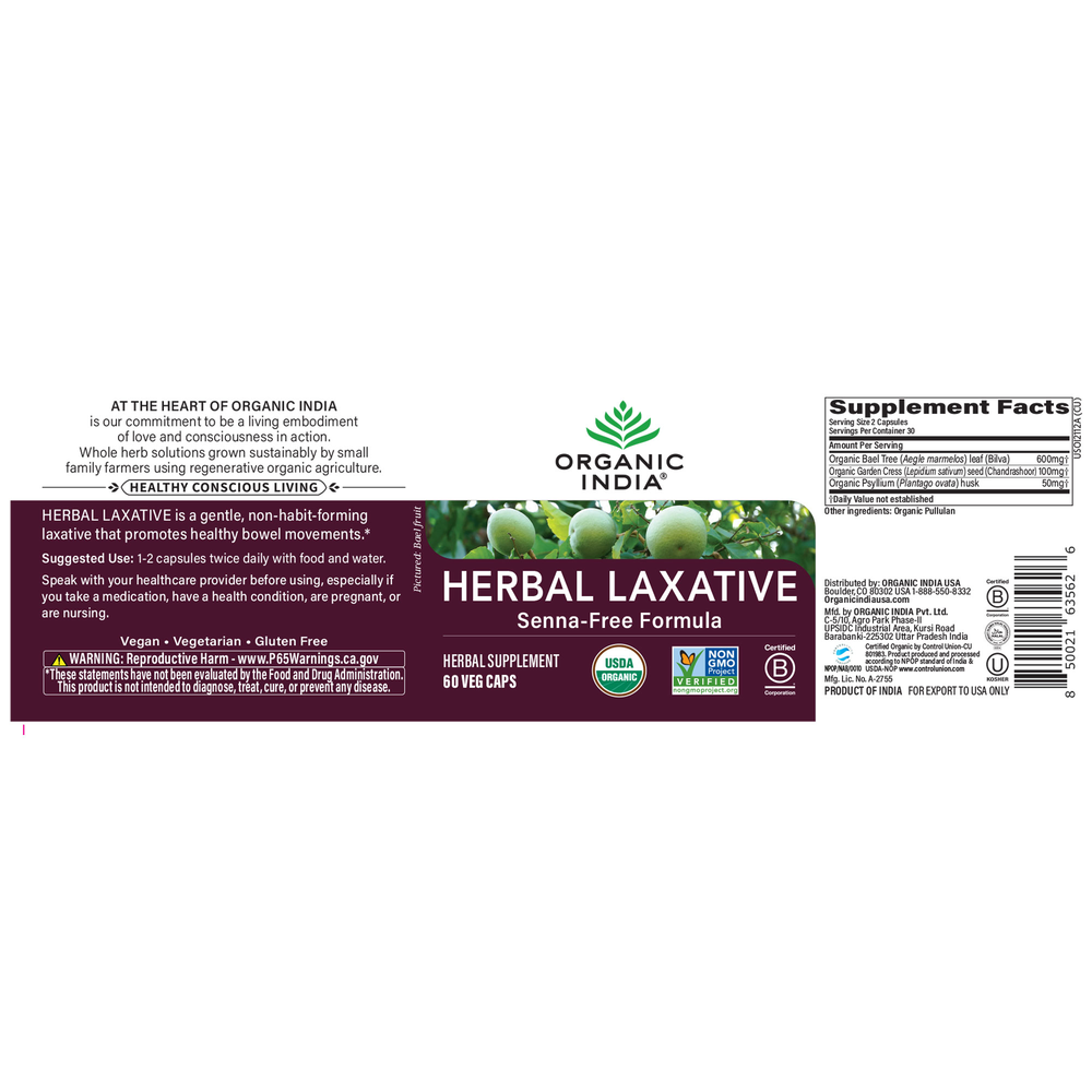 Herbal Laxative