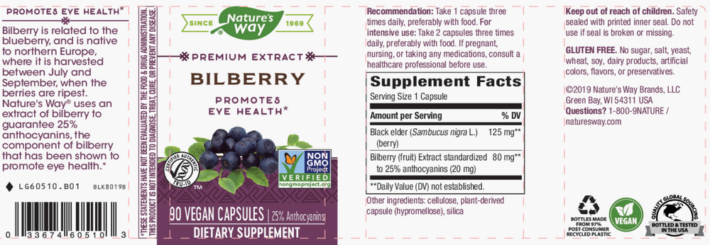 Bilberry Standardized