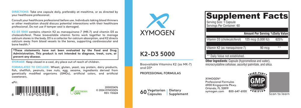 K2-D3 5000 Vitamin D3