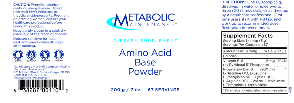 Amino Acid Base Powder