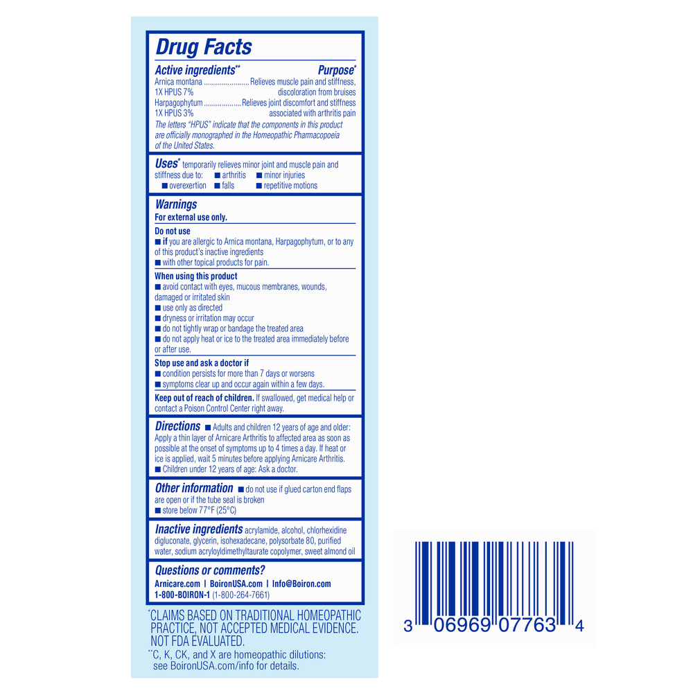 Arnicare® Arthritis Cream