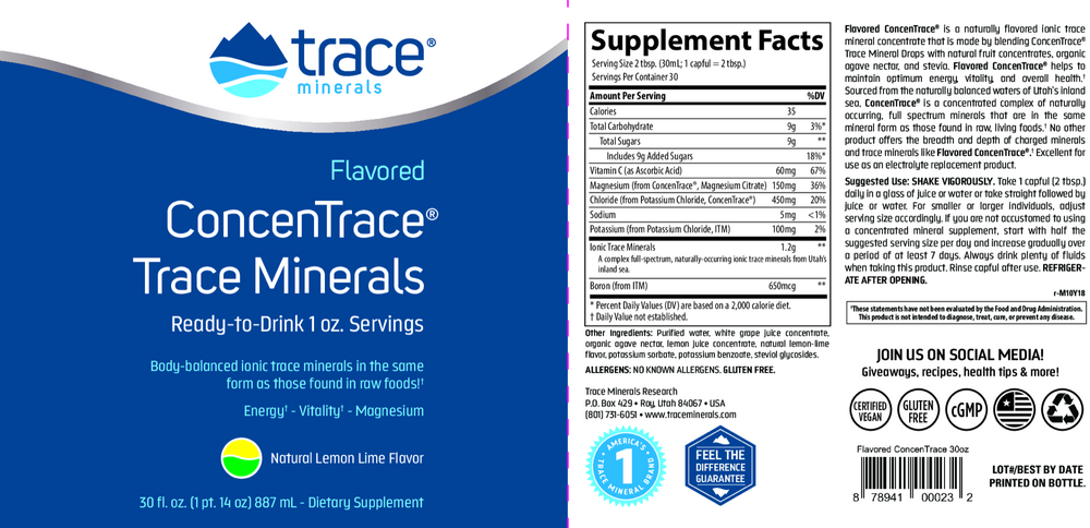 Flavored ConcenTrace