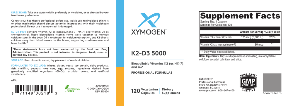 K2-D3 5000 Vitamin D3