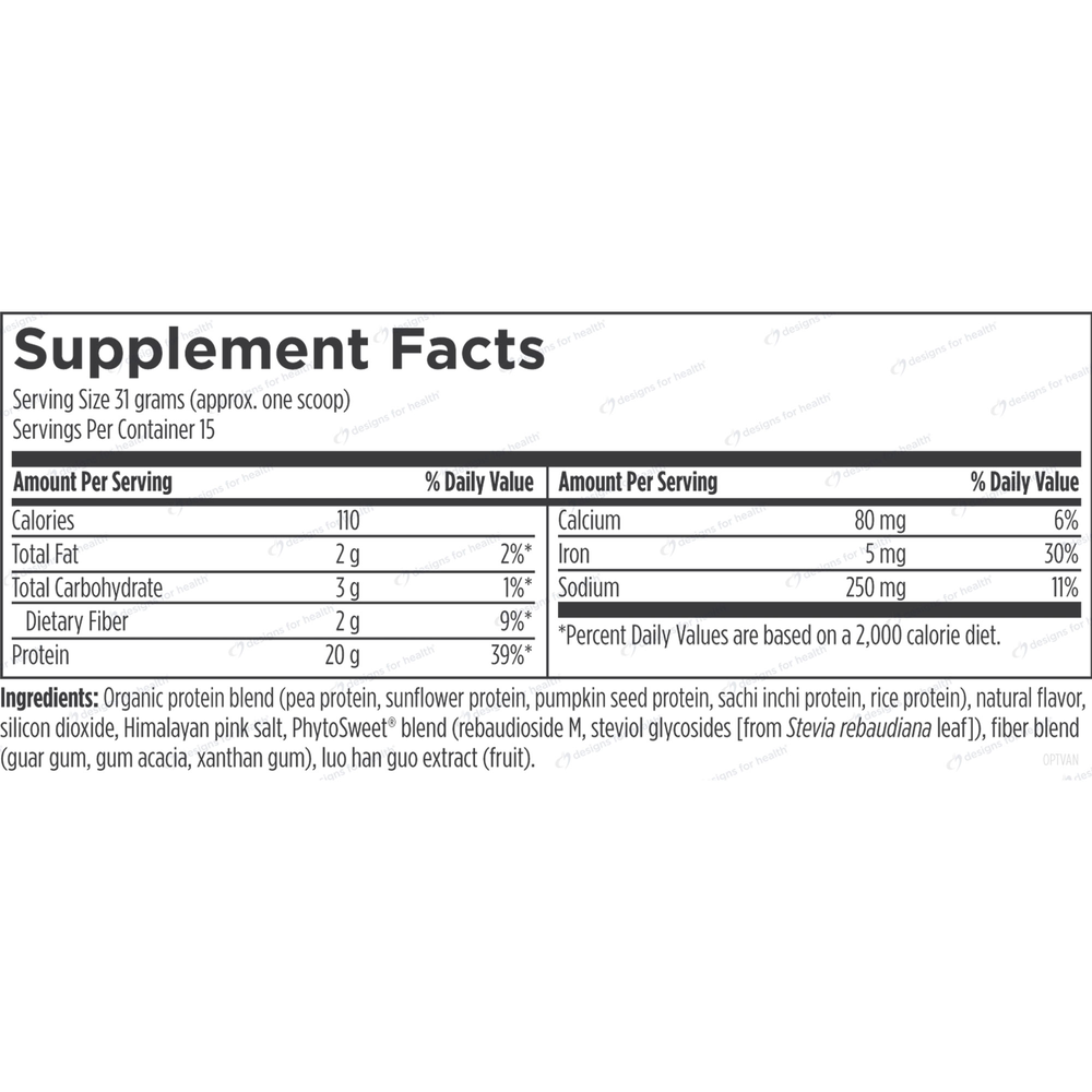 Phytotein, Vanilla