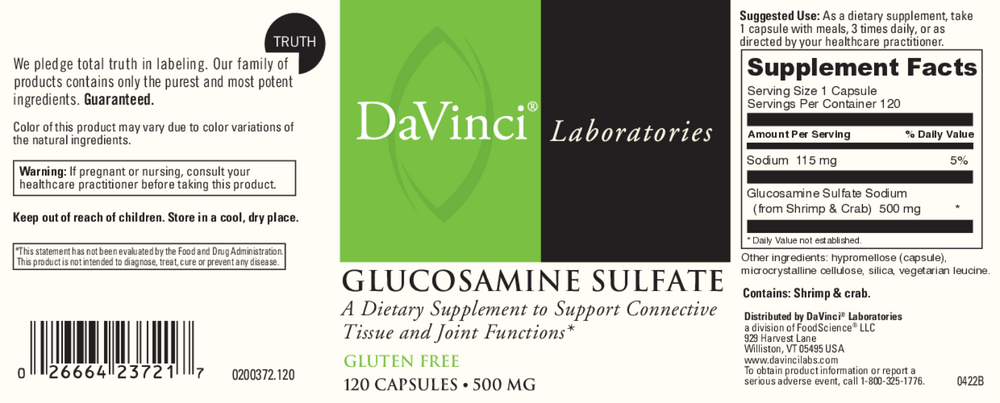 Glucosamine Sulfate 500mg