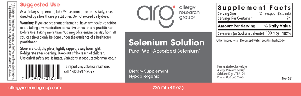 Selenium Solution