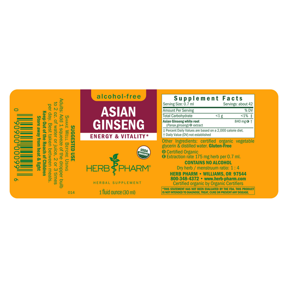 Asian Ginseng Glycerite