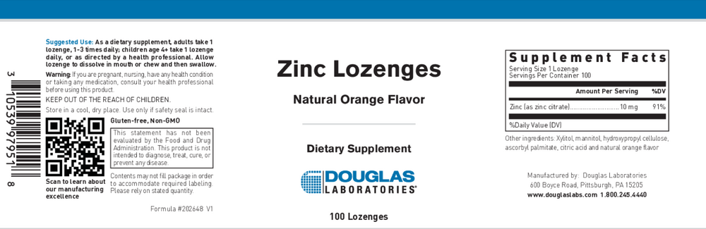 Zinc Lozenges