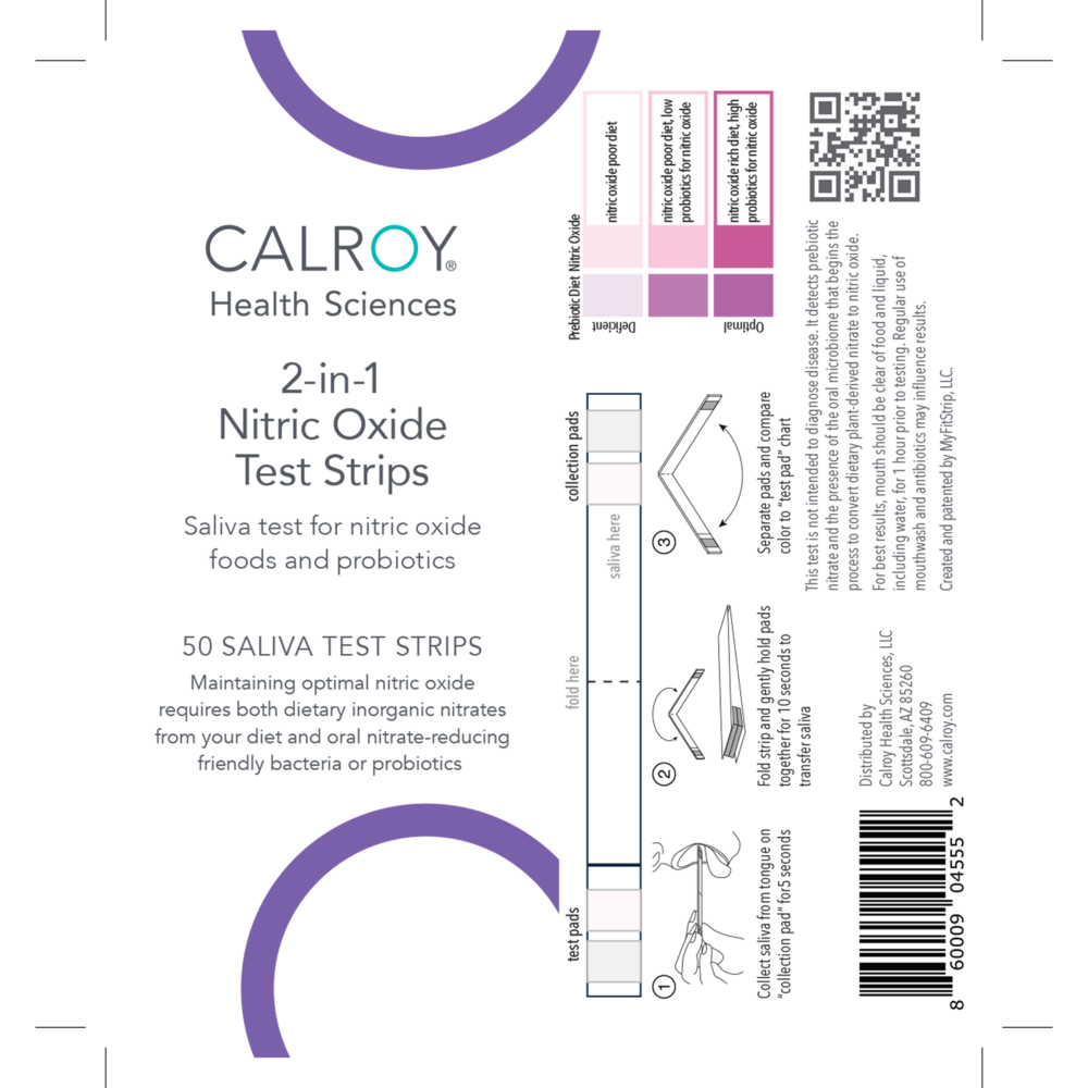 2-in-1 Nitric Oxide + Oral Microbiome Test Strips