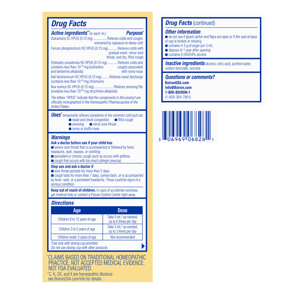 Childrens Chestal Cold & Cough