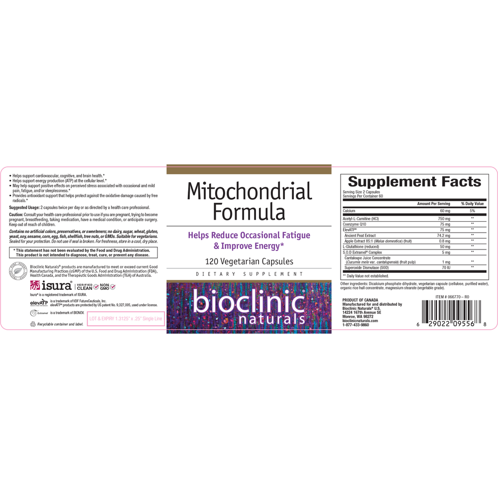 Mitochondrial Formula