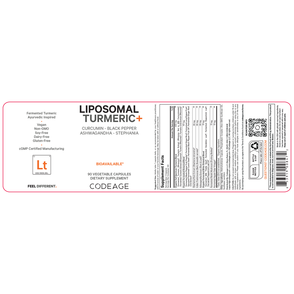 Liposomal Fermented Turmeric