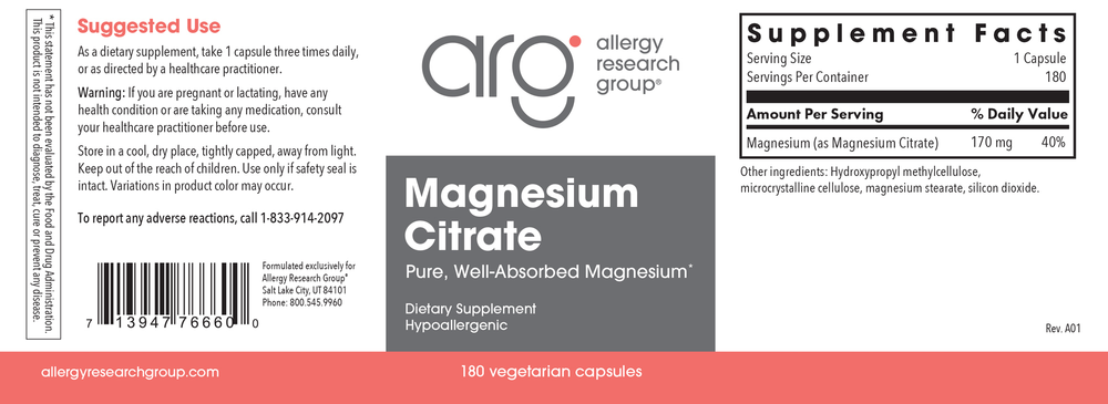 Magnesium Citrate
