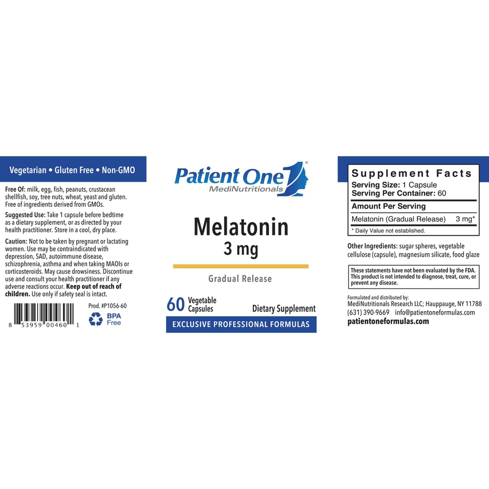Melatonin 3mg Gradual Release