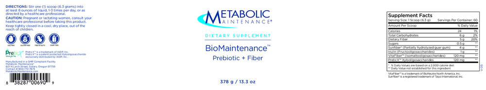 BioMaintenance™ Prebiotic + Fiber