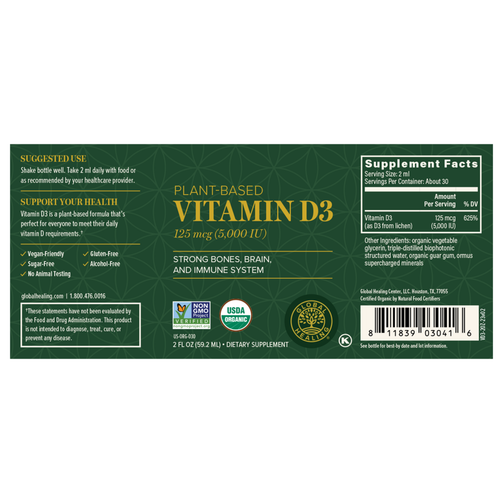 Vitamin D3, 5,000 IU