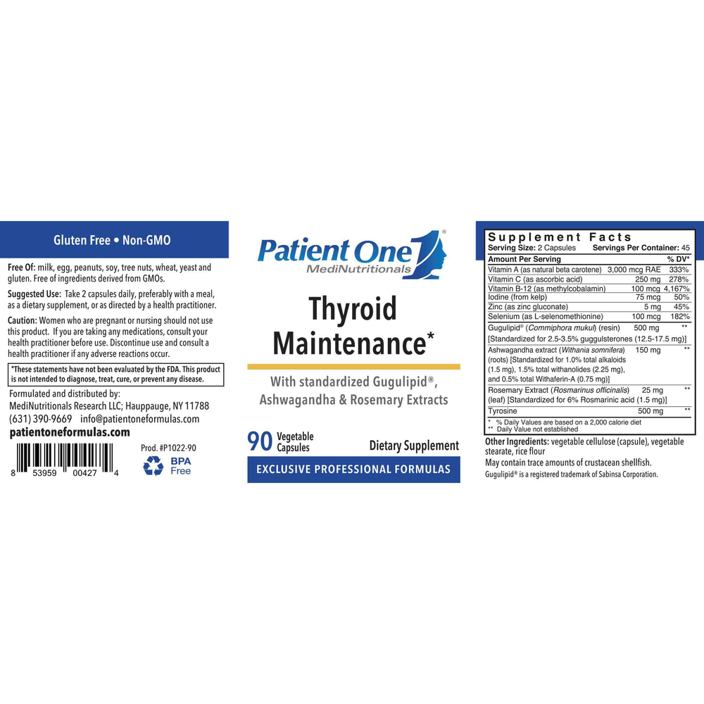 Thyroid Maintenance