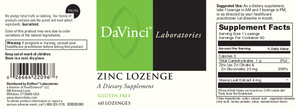 Zinc Lozenge 23mg