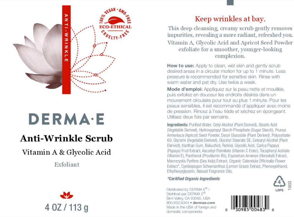 Refining Vitamin A Glycolic Scrub