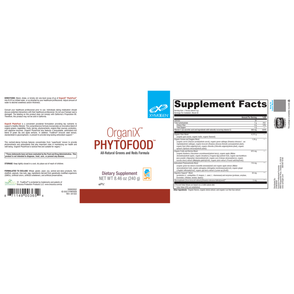 OrganiX Phytofood
