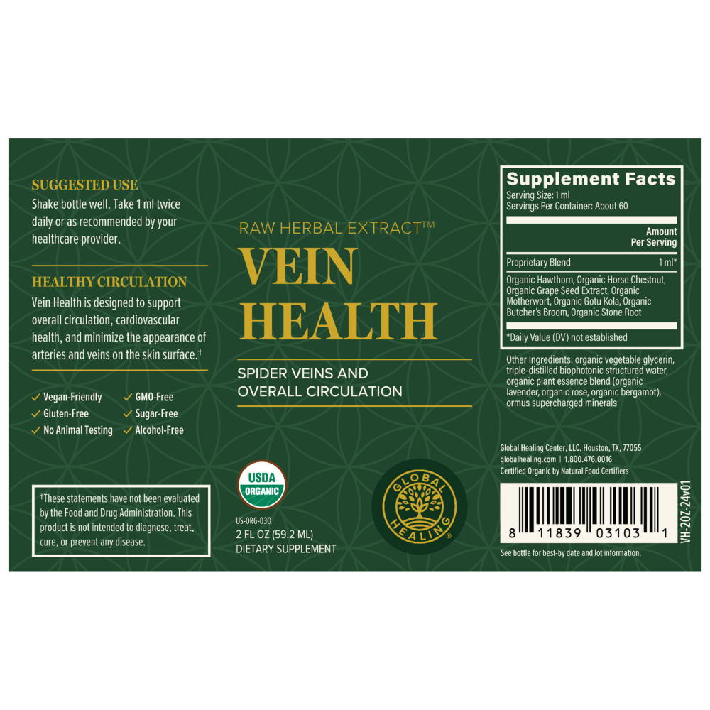 Vein Health, Plant-Based