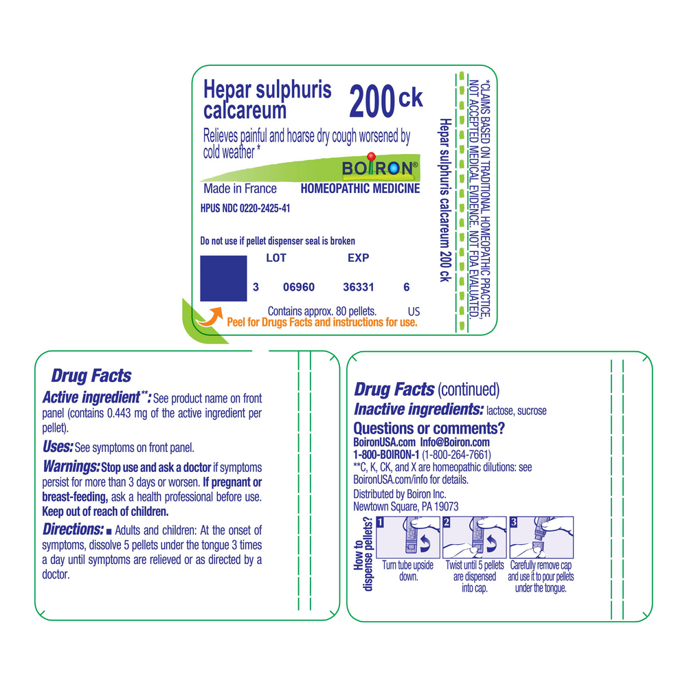 Hepar Sulphuris Calcareum 200ck