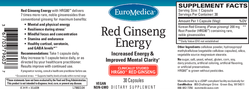 Red Ginseng Energy