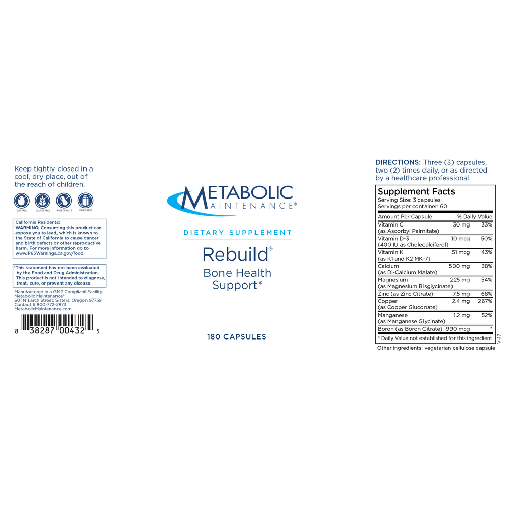 Rebuild® Bone Health Support