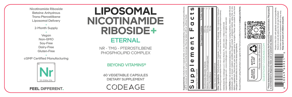 Liposomal Nicotinamide Riboside+