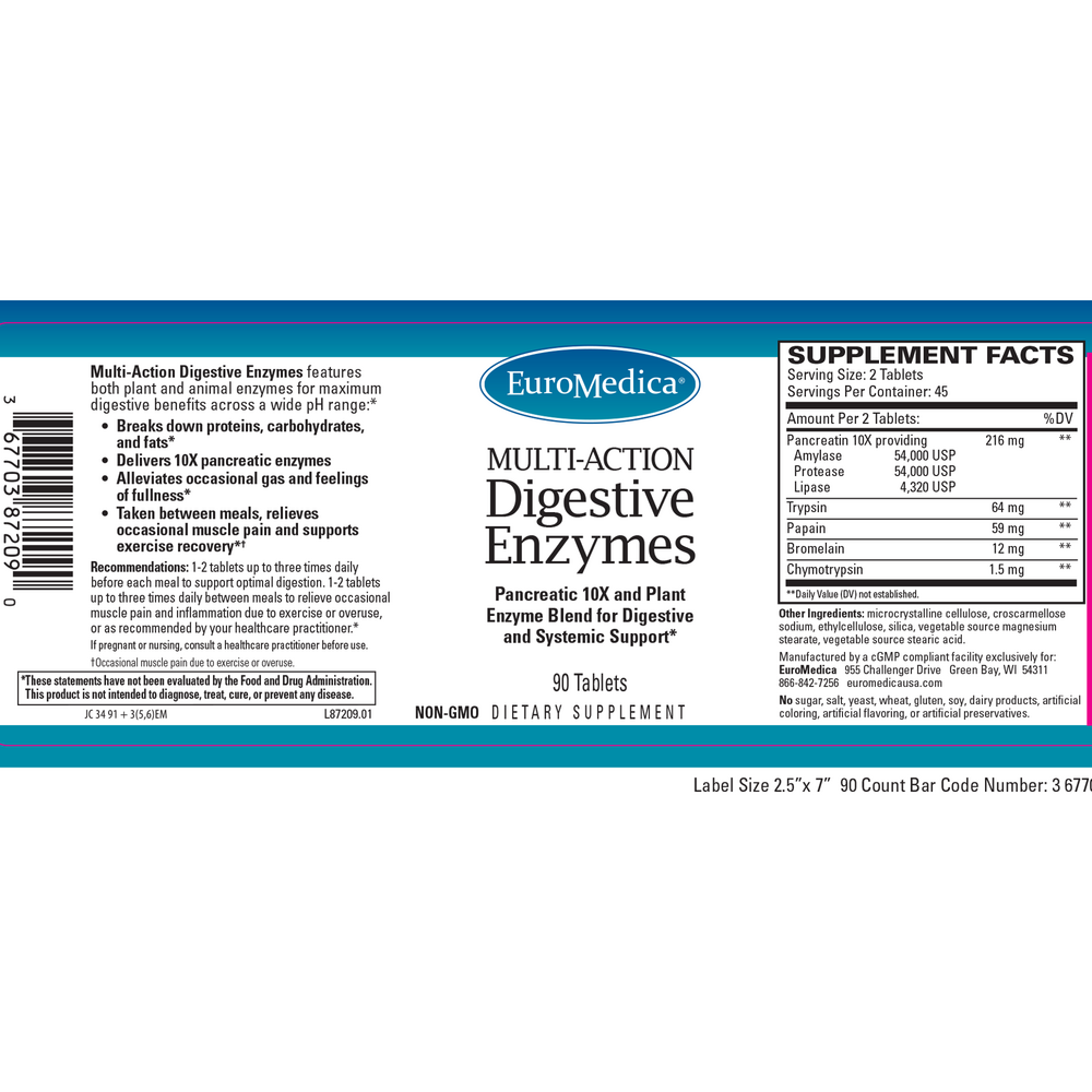 Multi-Action Digestive Enzymes
