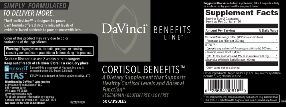 Cortisol Benefits