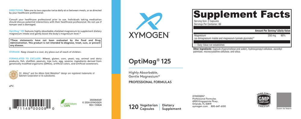 OptiMag 125 Magnesium