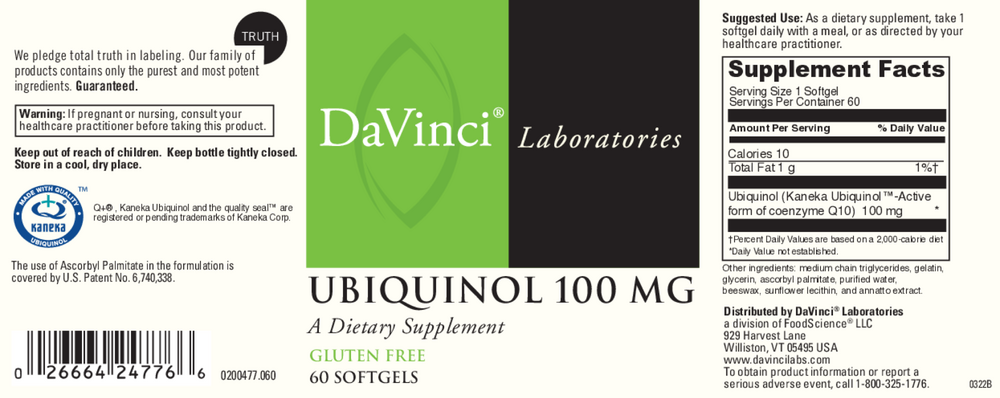 Ubiquinol 100mg