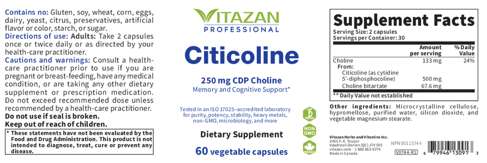 Citicoline 250 mg