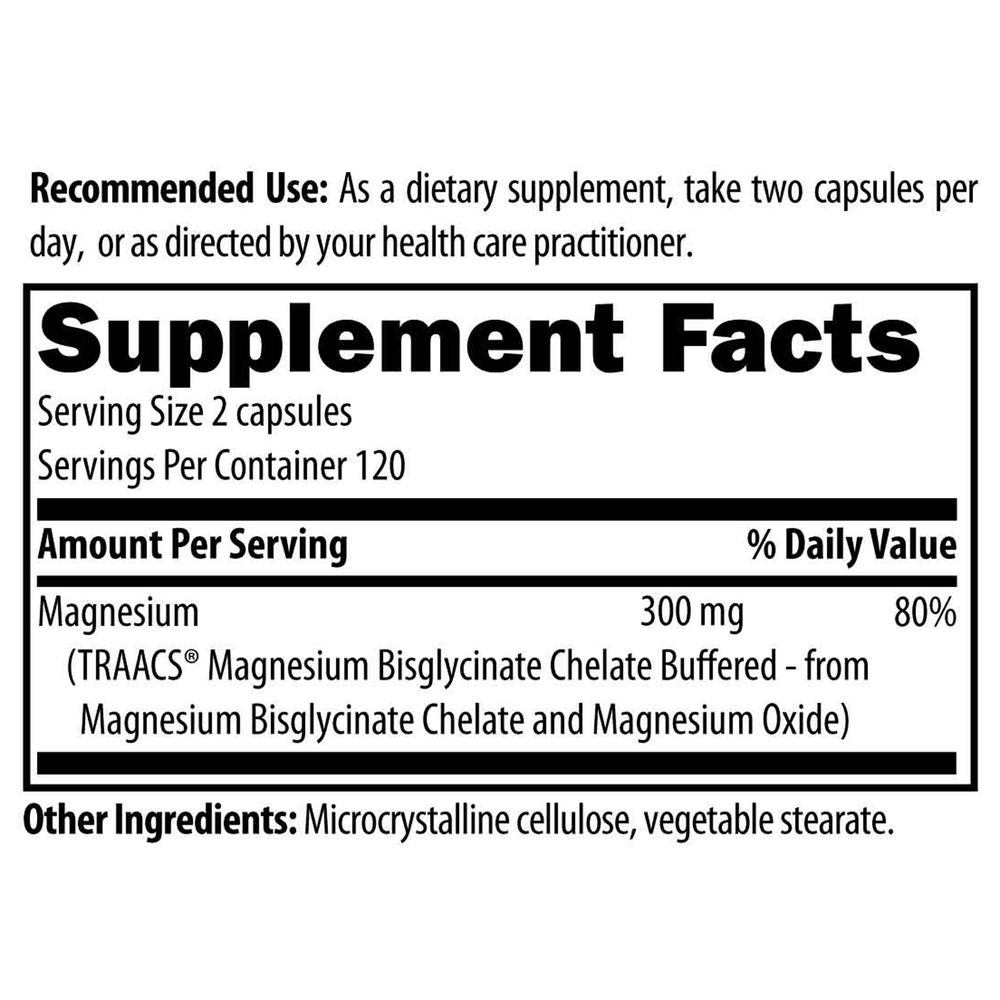 Magnesium Glycinate Complex (formerly Magnesium Buffered Chelate)
