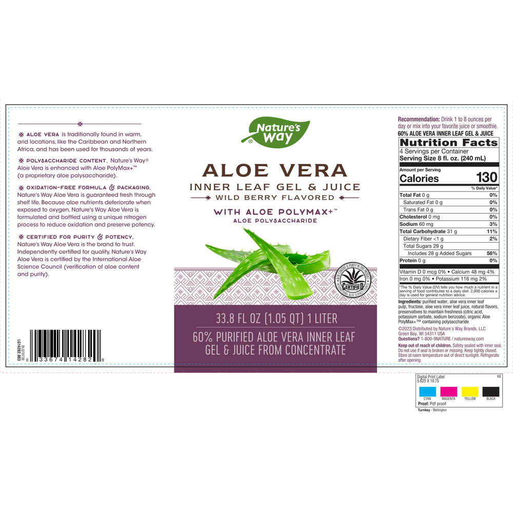 Aloe Vera Gel and Juice (Berry)