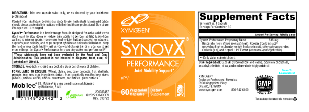 SynovX Performance