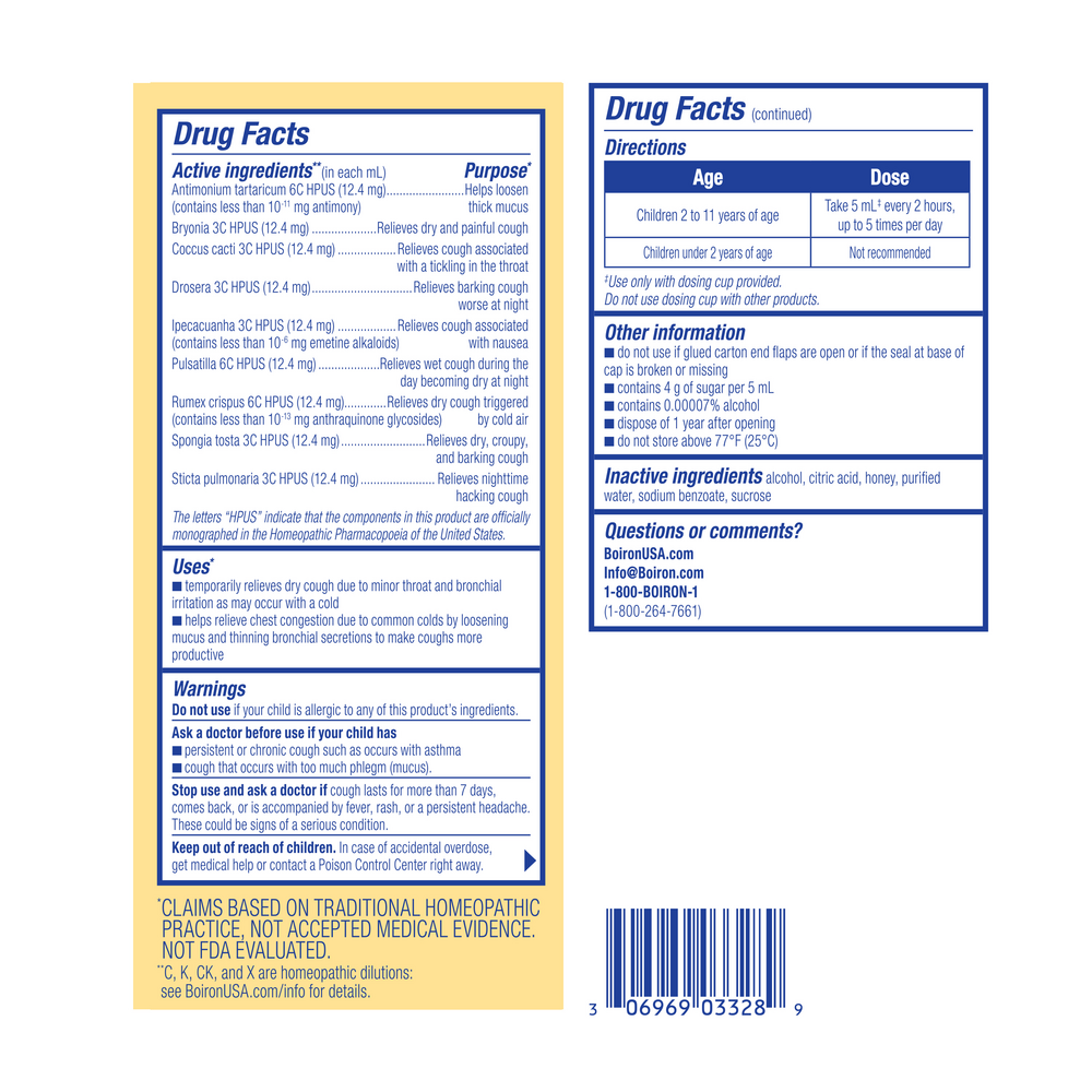 Childrens Chestal Honey Cold & Chest Congestion