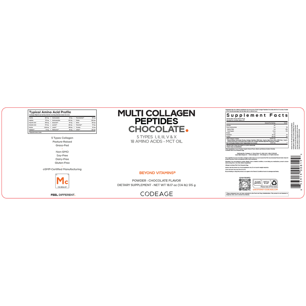 Multi Collagen Powder Chocolate