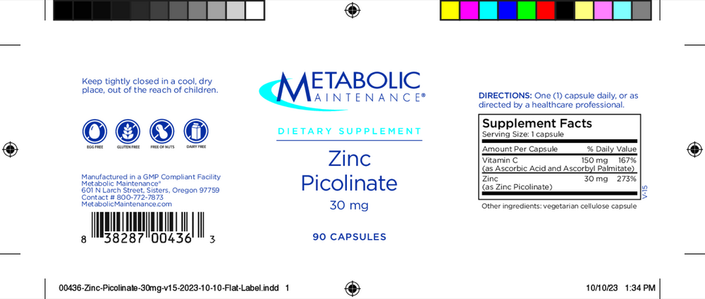 Zinc Picolinate 30mg