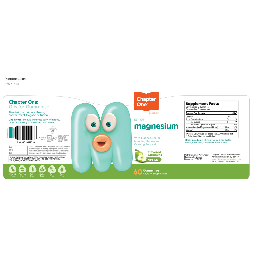 Magnesium Gummies, Apple Flavor