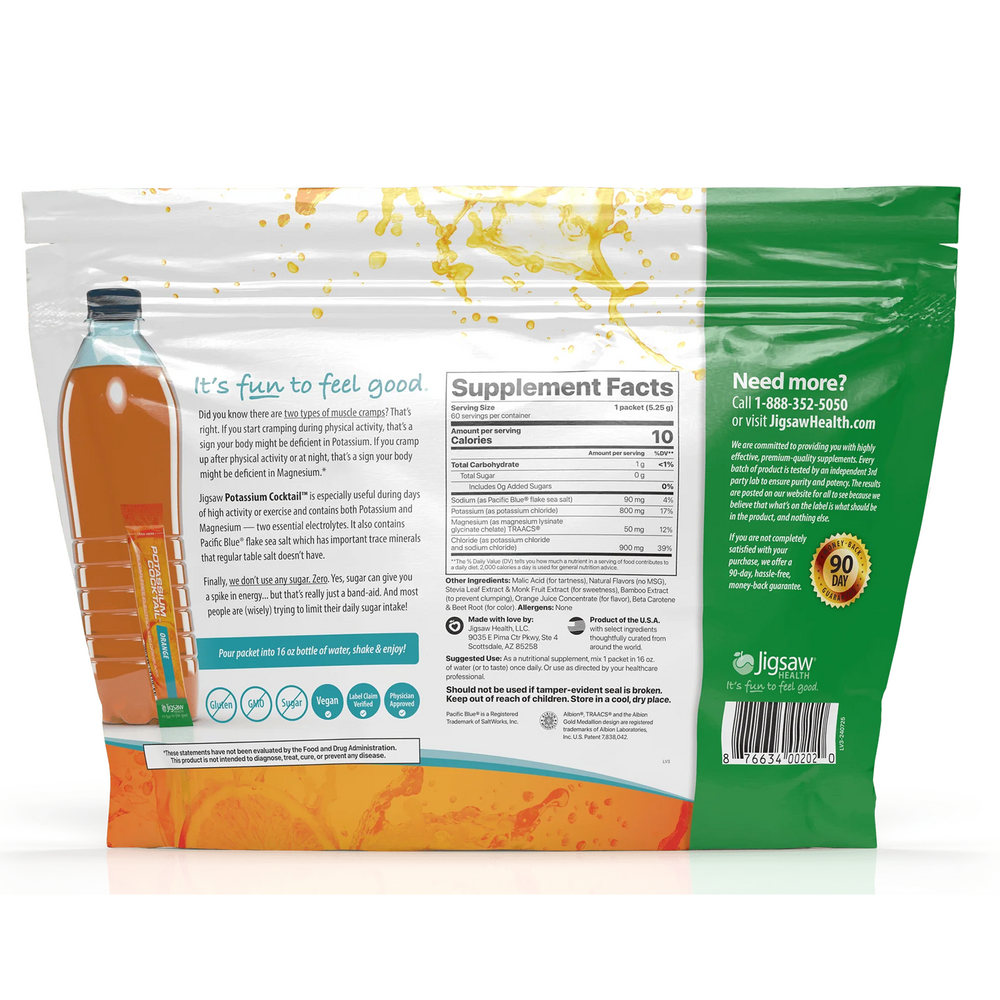 Jigsaw Potassium Cocktail™, Orange
