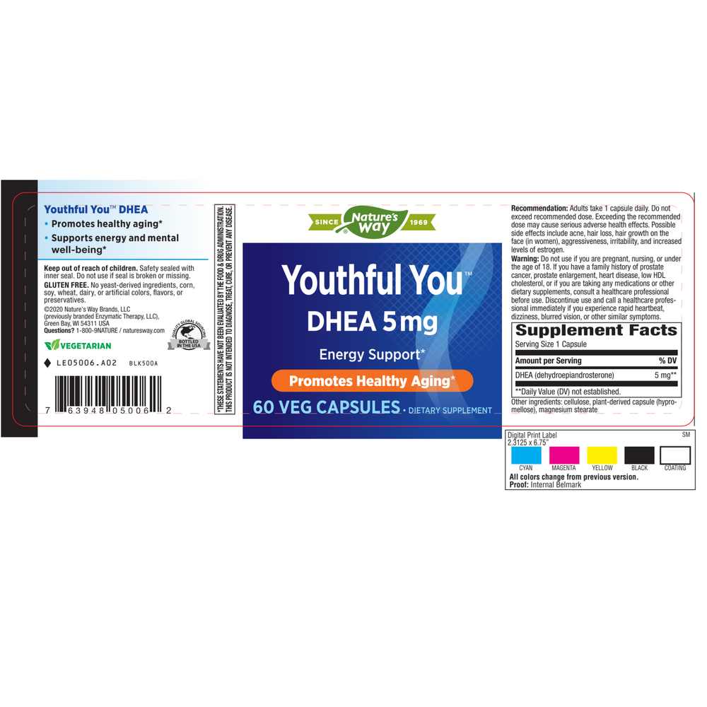 Youthful You™ DHEA 5mg